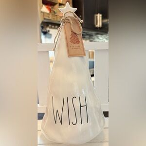 Rae Dunn White Ceramic Holiday Tree Topper